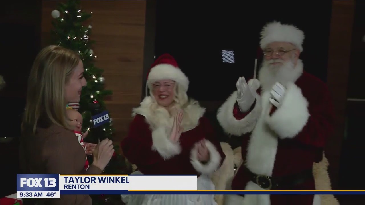 Santa visits Renton, WA for Heritage Breakfast