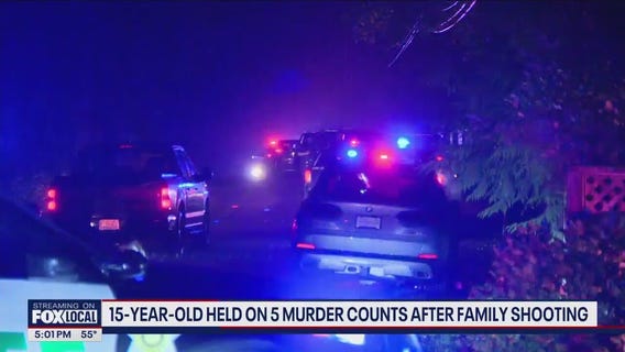 Teen suspect in custody after 5 killed in Fall City home