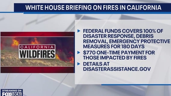 Federal funding available for fire victims
