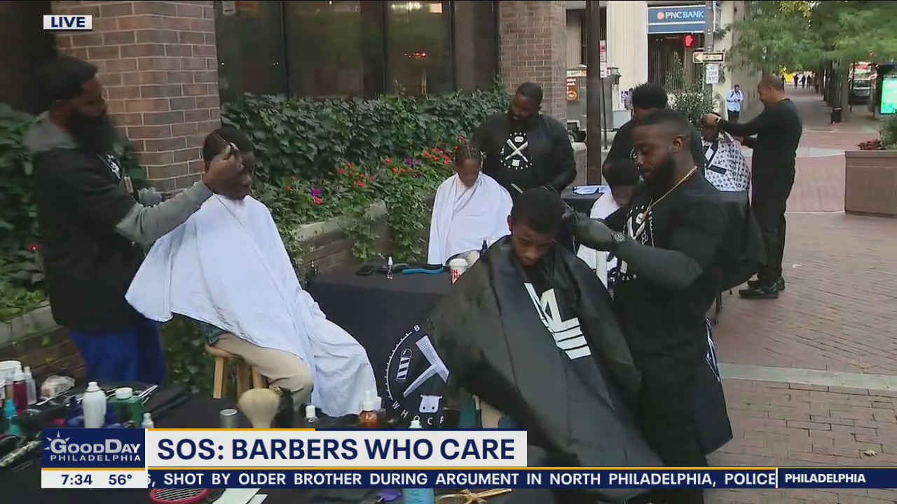 Barbers Who Care: Barbershop owners join forces to raise confidence of young boys in Philadelphia