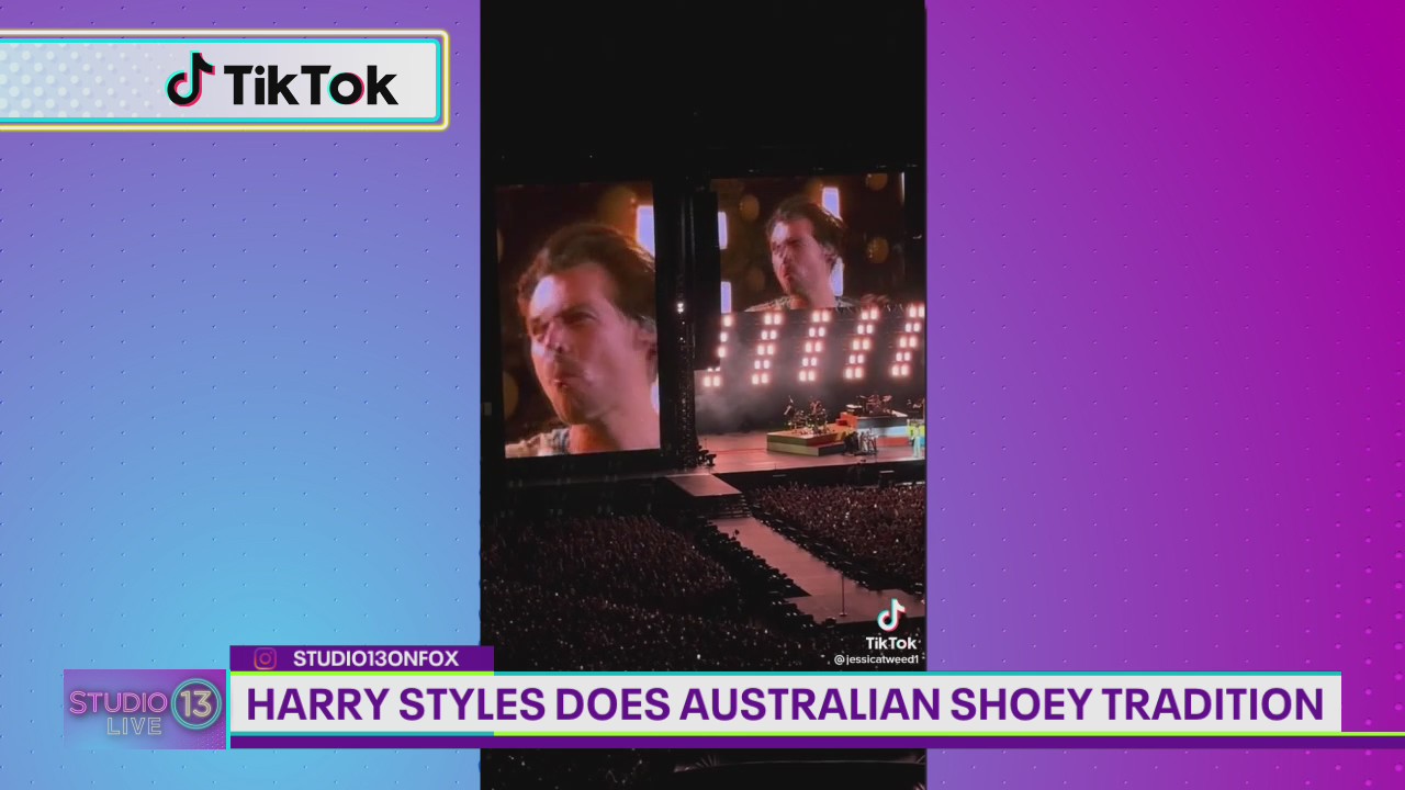 Harry Styles completes Australian shoey challenge, drinks from shoe at concert