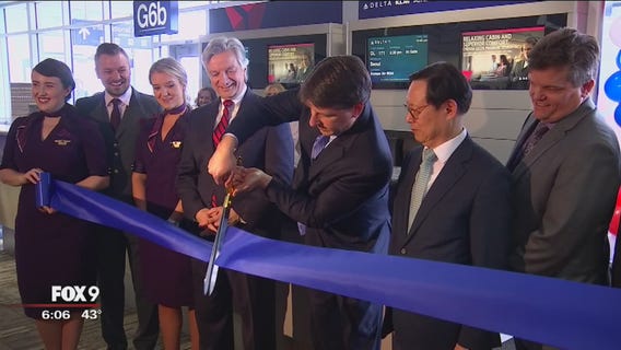 Delta launches non-stop flight from MSP to Seoul