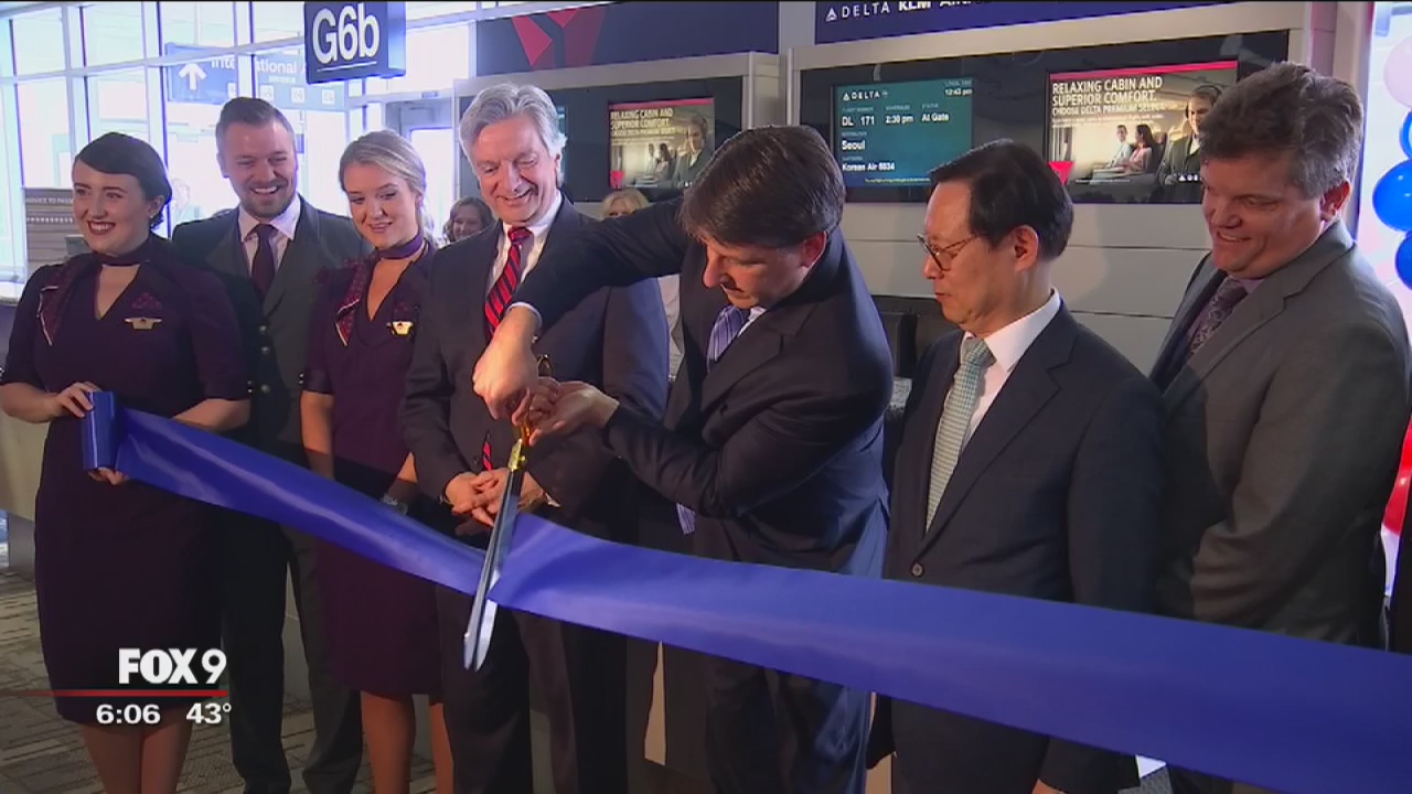 Delta launches non-stop flight from MSP to Seoul