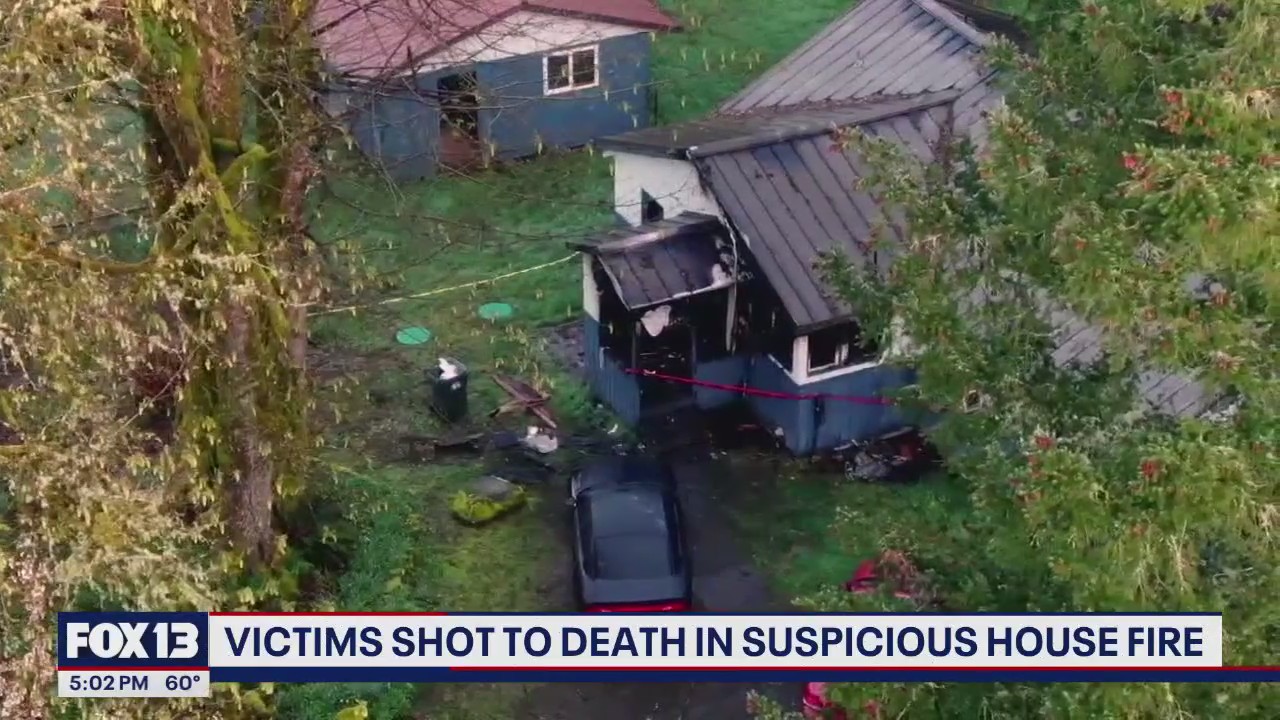Victims shot to death in suspicious WA house fire
