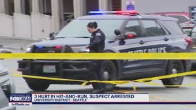 3 hurt in Seattle hit-and-run, suspect arrested