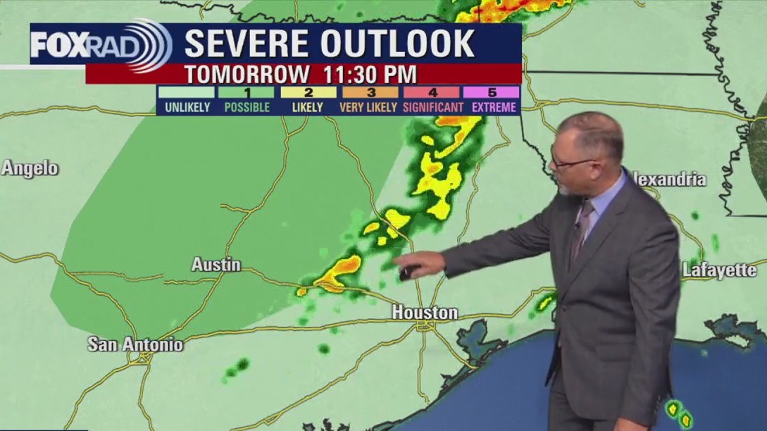 Houston weather: November 19 evening forecast