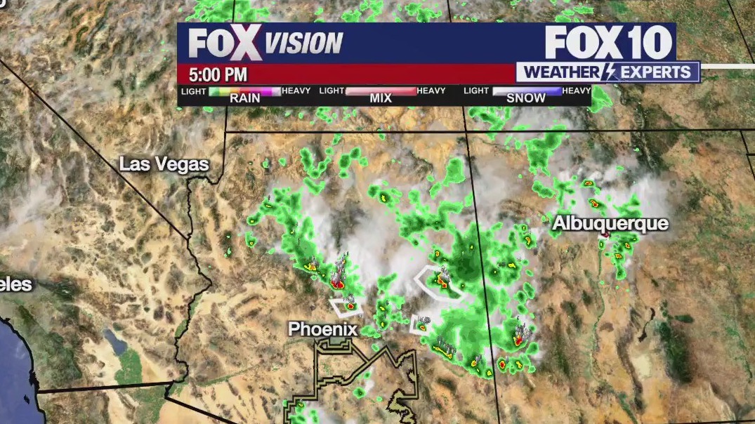Monsoon weather returns to Arizona