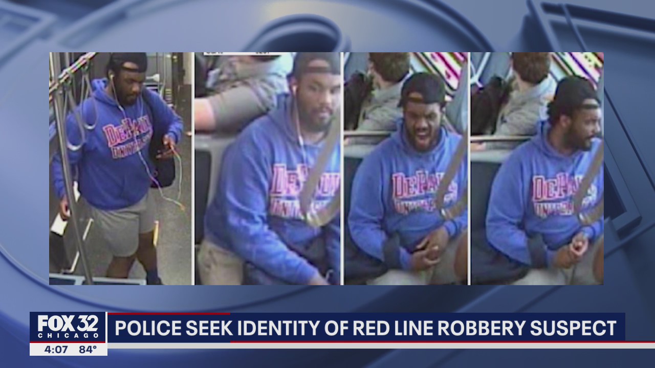 Chicago police seek identity of Red Line robbery suspect | FOX 32 Chicago