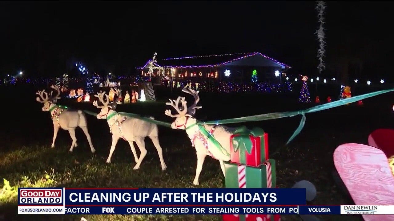 Cleaning up after the holidays