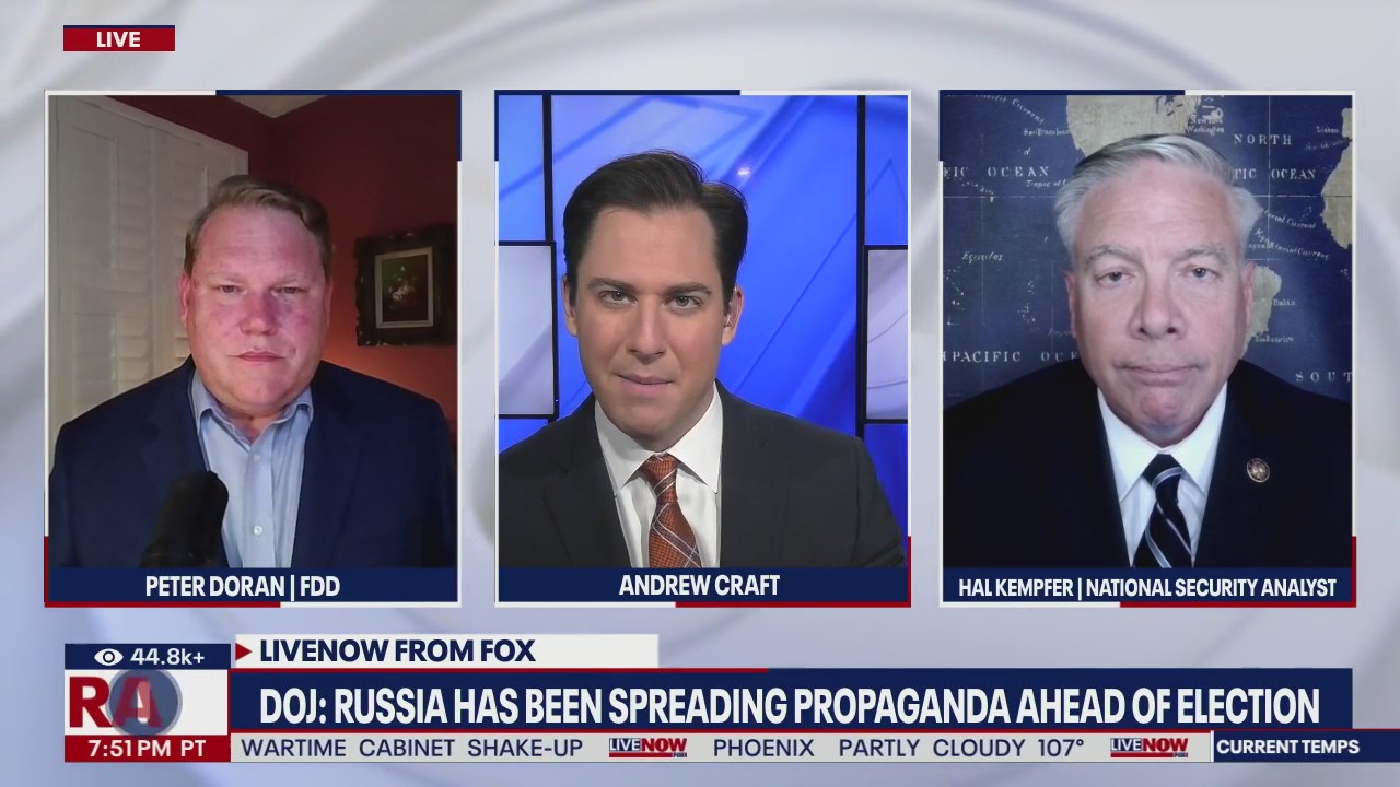 DOJ: Russia spreading propaganda ahead of election