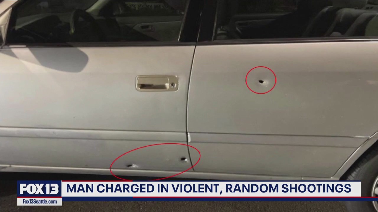 Man charged in violent, random shootings in WA