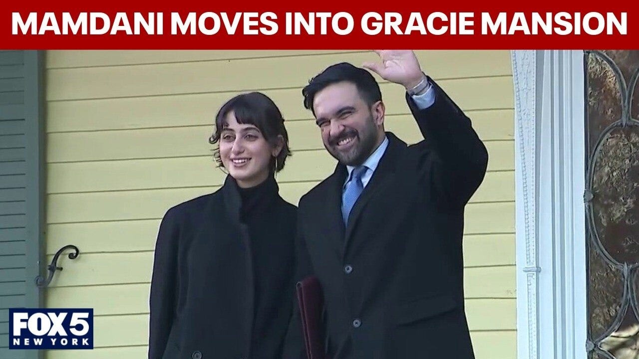 Mamdani moves into Gracie Mansion
