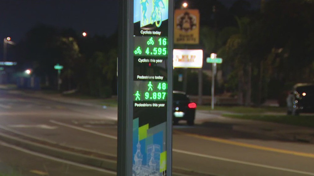 Tampa unveiling new eco-counter for pedestrians