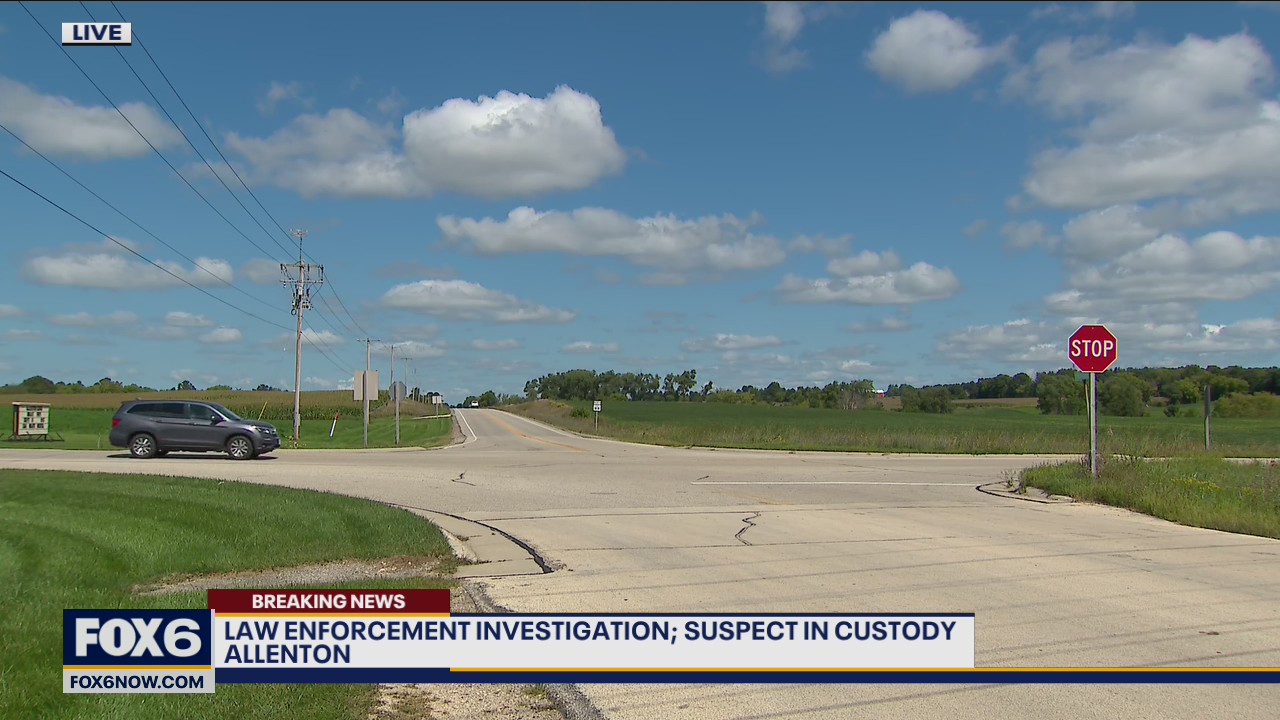 Law enforcement investigation near Allenton