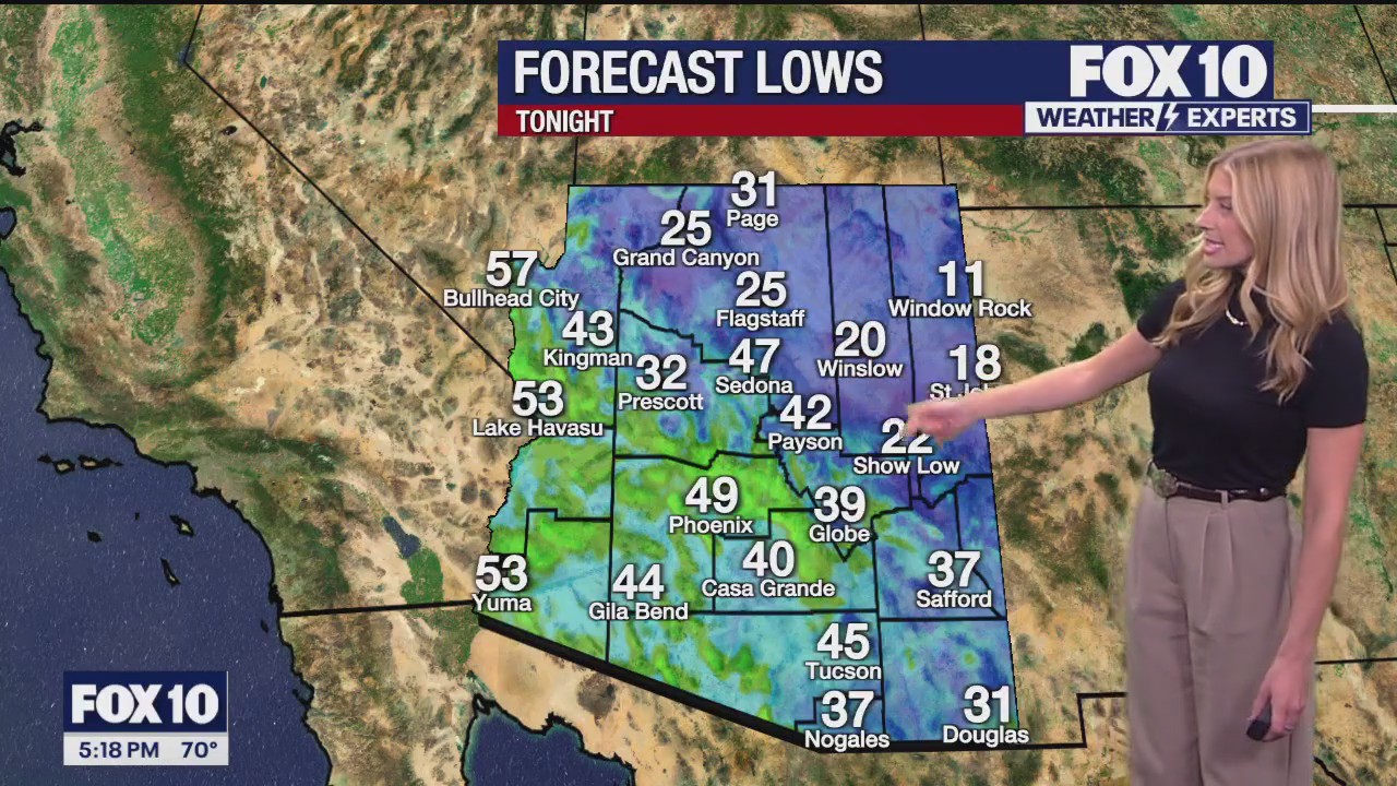 5 p.m. Weather Forecast - 12/17/24