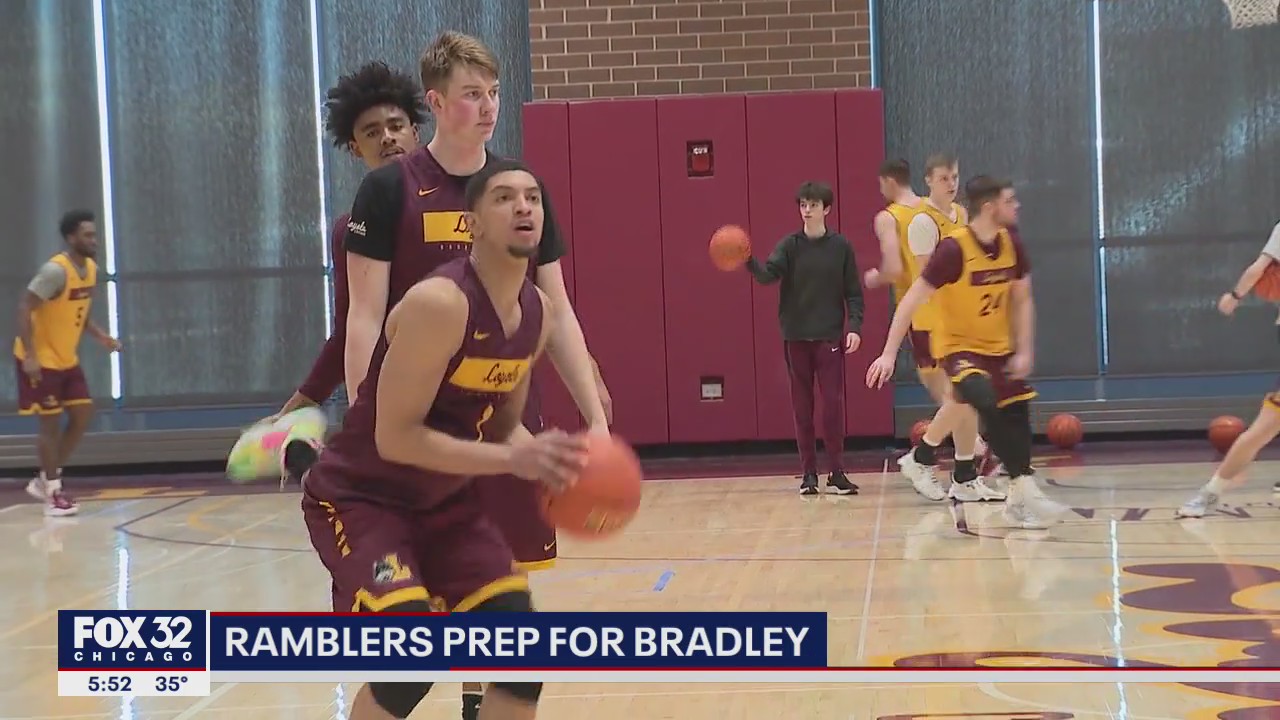 Chicago's Loyola Ramblers prepare for Bradley Braves