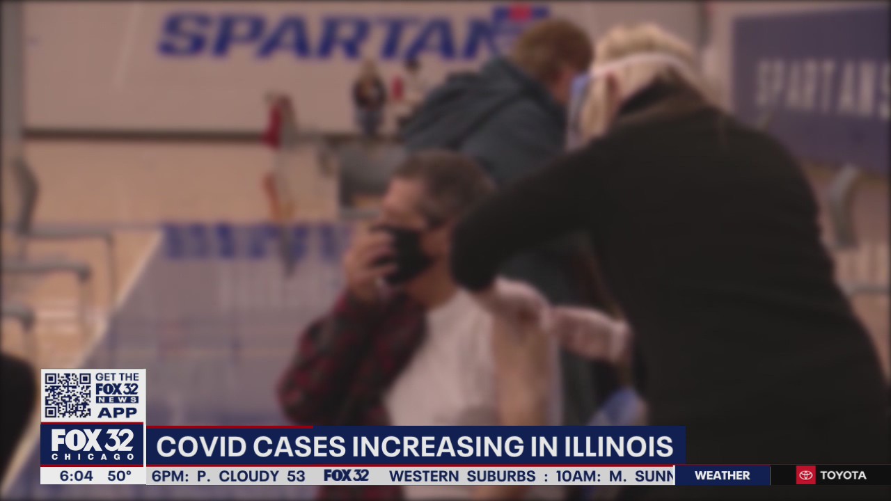 COVID cases jump nearly 20% in Illinois over the past week