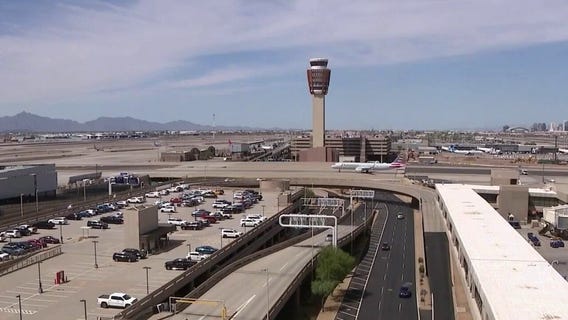 Sunshine greets travelers arriving at Sky Harbor