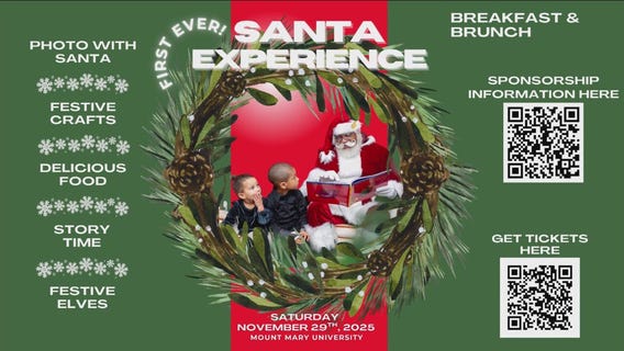 Milwaukee Santa Experience; November 29 at Mount Mary University