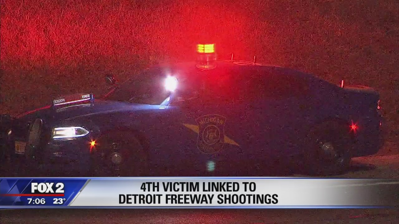 Victim in fourth Detroit freeway shooting linked to same suspect | FOX ...