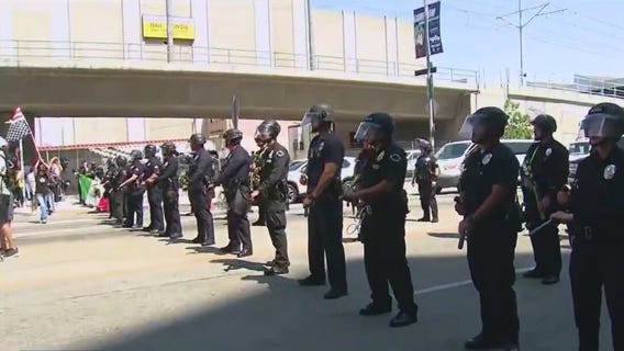 LA nighttime protests continue despite curfew