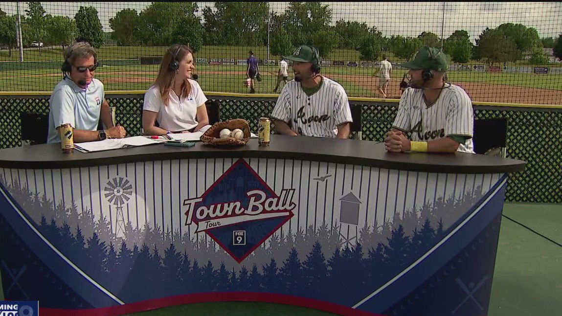 FOX 9 Town Ball Tour: Matt Meyer, Caleb Curry with Avon Lakers