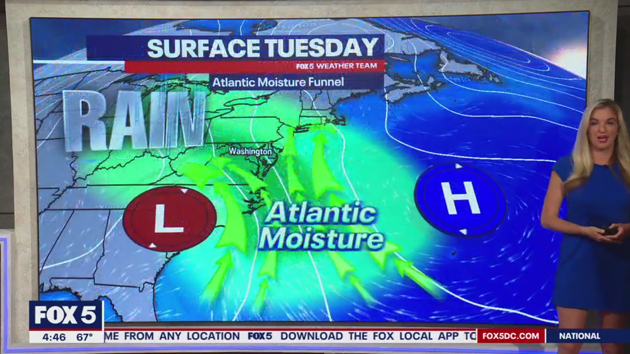 DC weather: Flood Watch issued Tuesday amid showers, thunderstorms ...