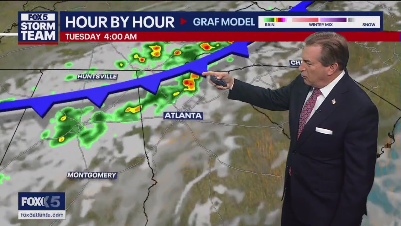 Monday night forecast