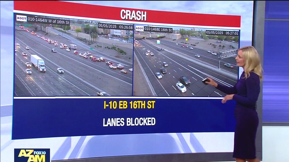 Lanes blocked due to fatal crash on I-10