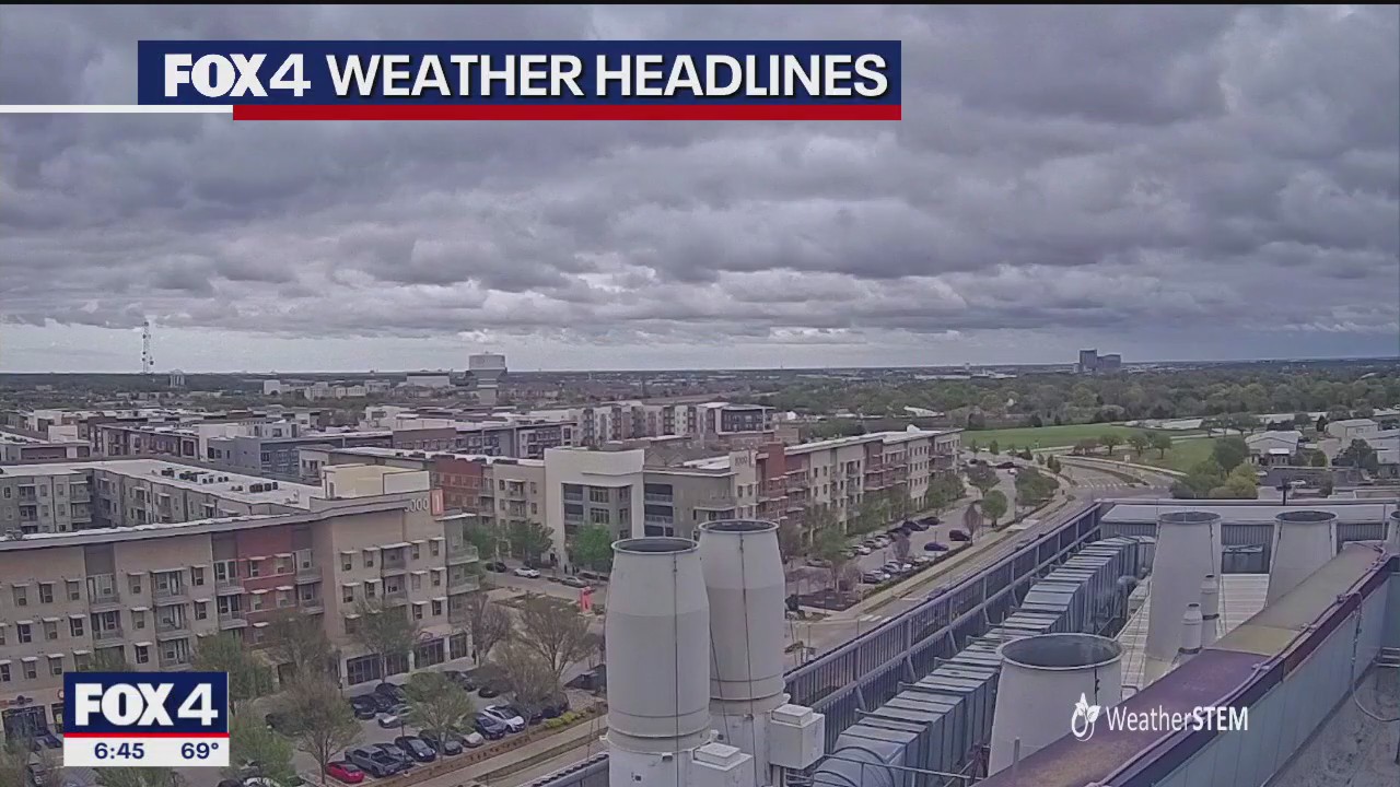 Dallas Weather: March 27 evening forecast