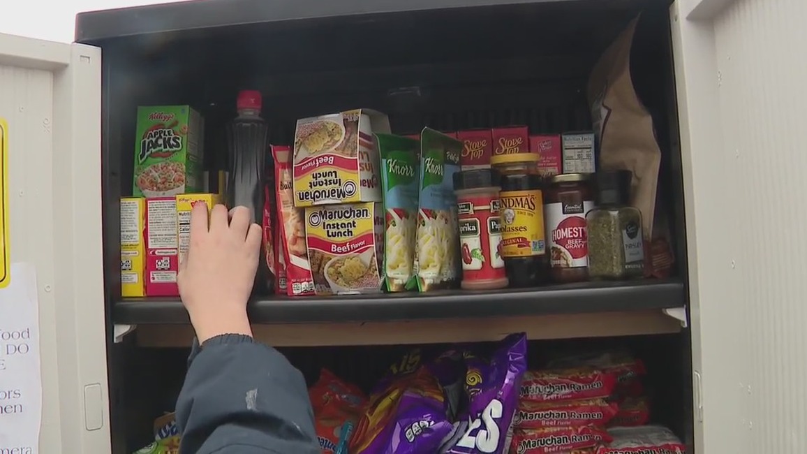 Garden City family sets up free pantry to help those in need