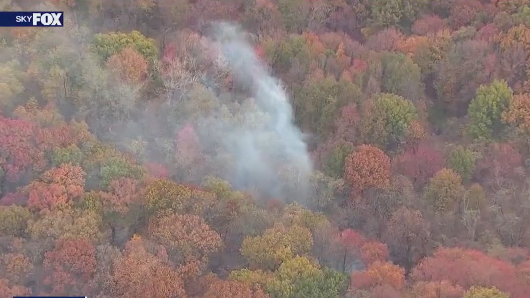 Brush fire in Bronx's Van Cortlandt Park