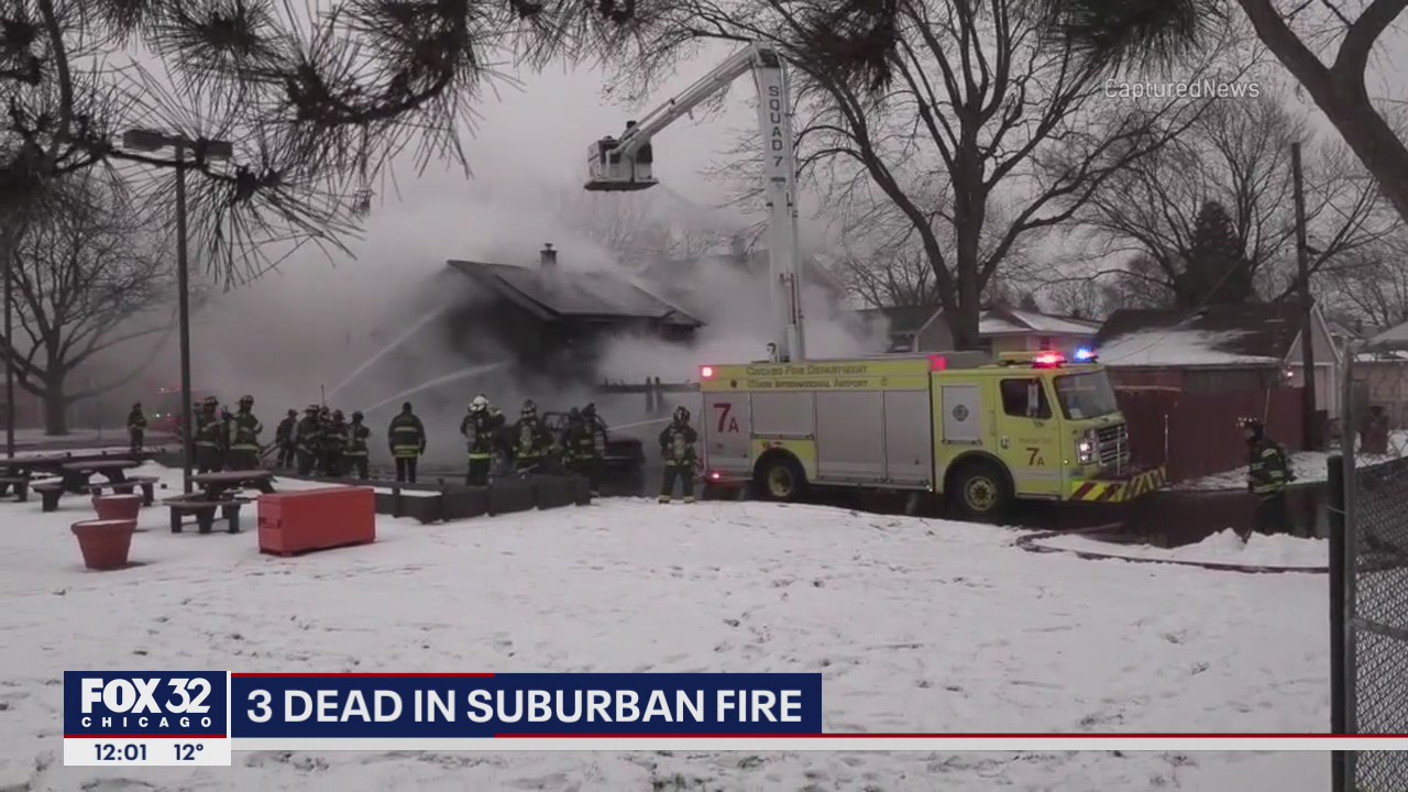 3 dead, 1 injured in River Grove house fire