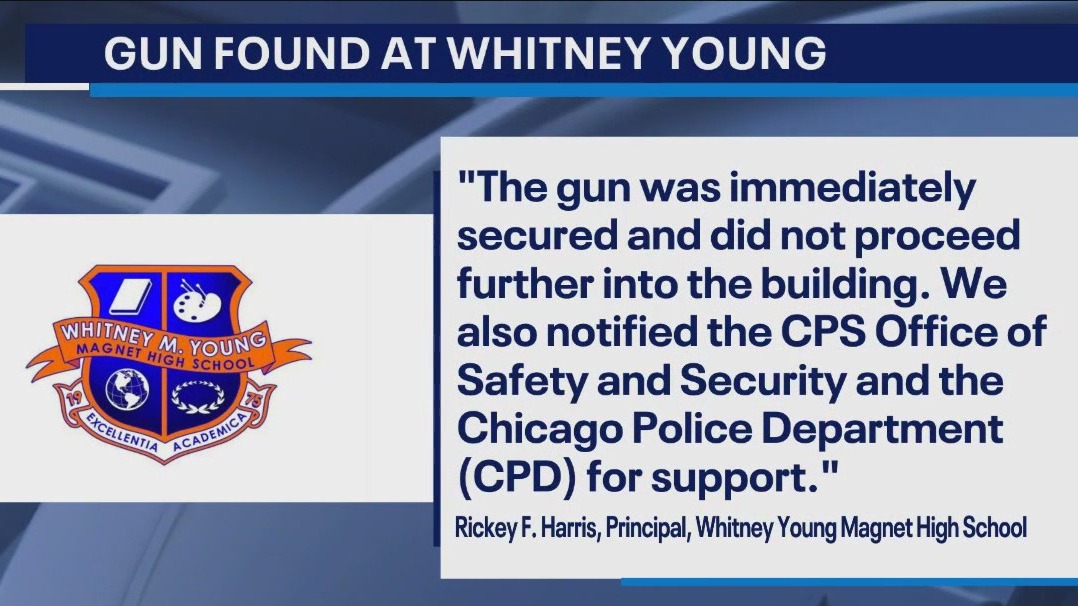 Gun found at Chicago's Whitney Young H.S. on first day of school