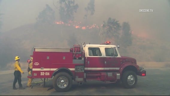 Evacuations lifted for 'Little Mountain' fire in San Bernardino