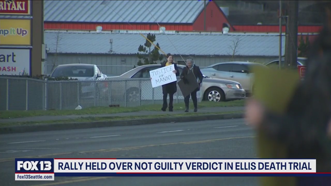 Rally held in response to Manny Ellis death verdict