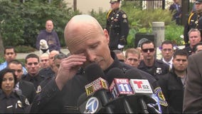 Emotional Police Chief Talks About Slain Officer