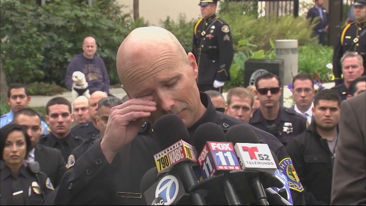 Emotional Police Chief Talks About Slain Officer