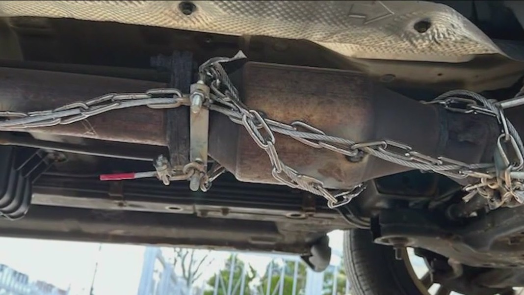 Thwarting catalytic converter theft