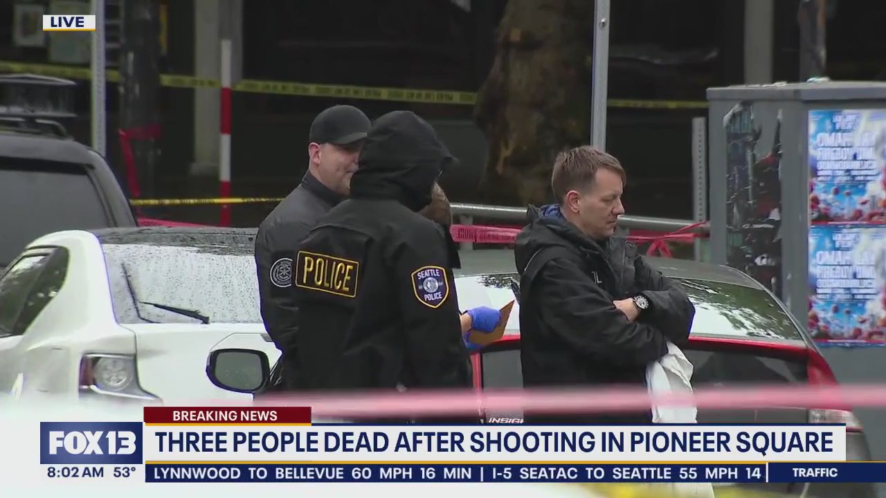 3 dead, 1 injured in Downtown Seattle shooting