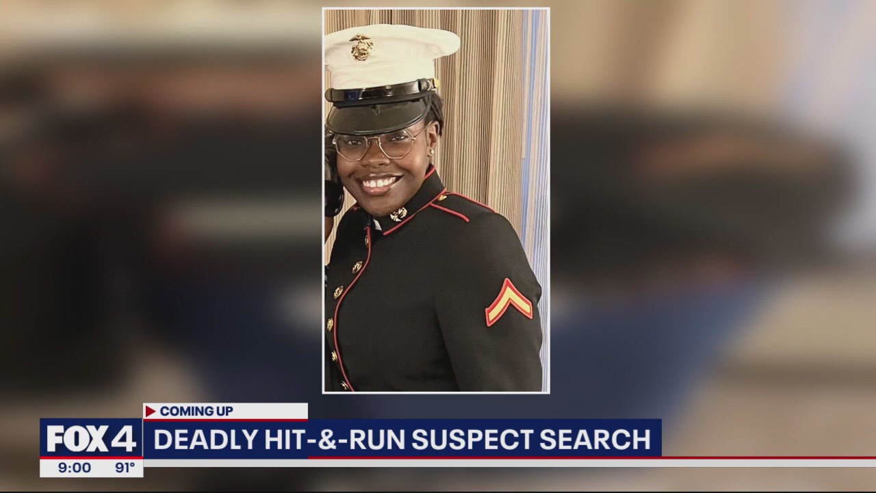 Search for hit-and-run driver that killed Marine