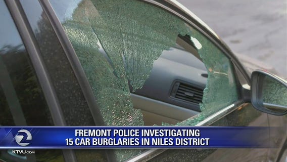 Fremont police investigating 15 car burglaries in Niles District