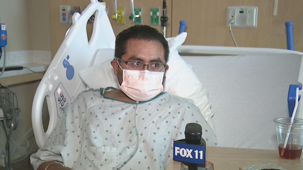 Man recovering from COVID-19 says he regrets skipping out on the vaccine