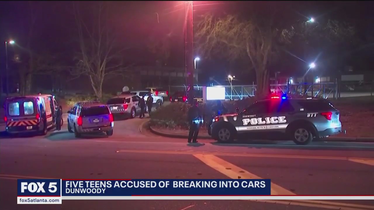 5 teens accused of breaking into cars | FOX 5 Atlanta