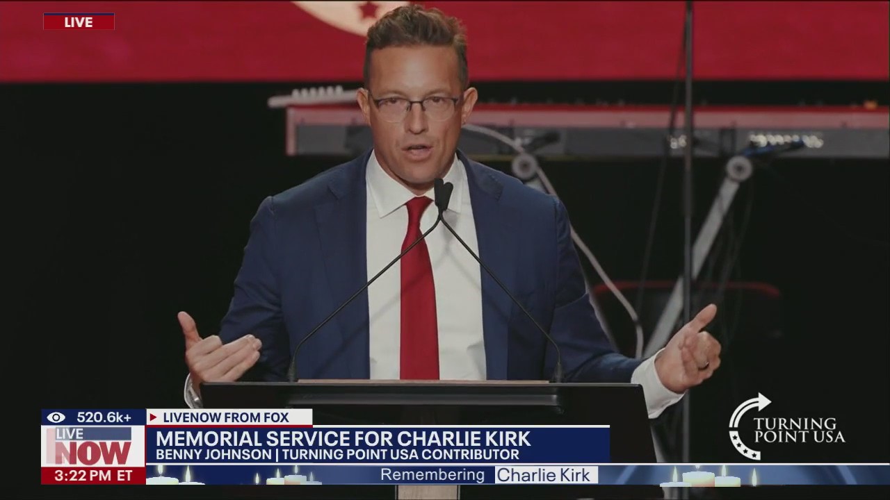 Charlie Kirk's Funeral: Benny Johnson remarks