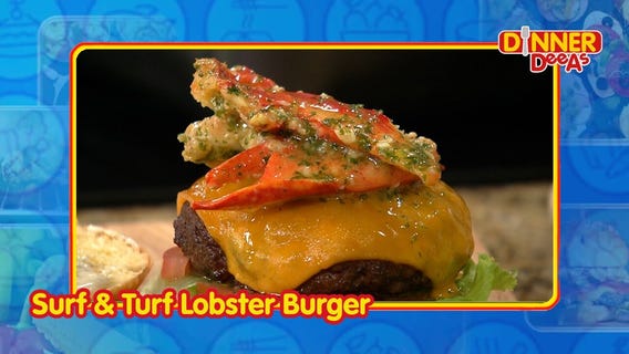 The ULTIMATE Surf & Turf Lobster Burger Recipe | Dinner DeeAs