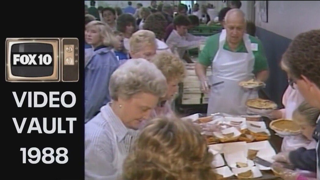 Volunteers prepare Thanksgiving meals | Video Vault