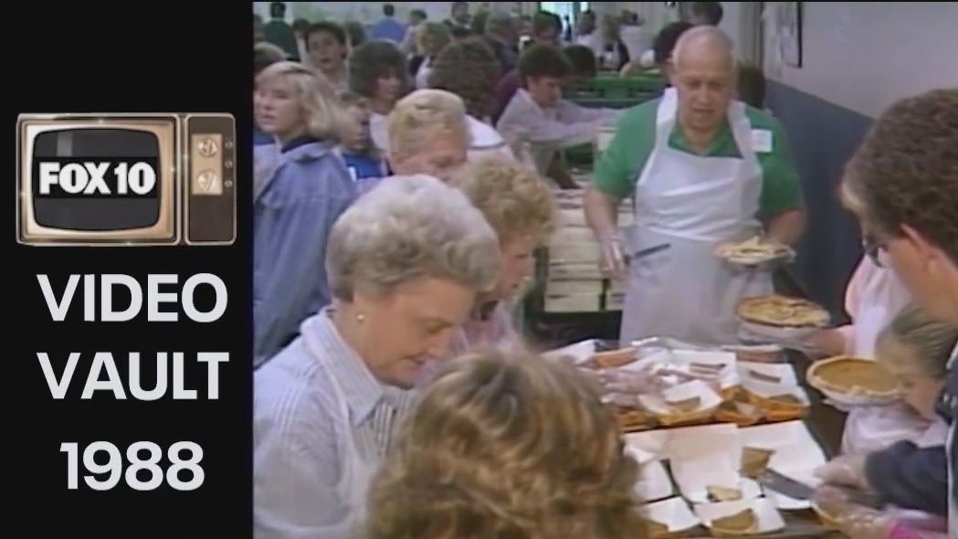 Volunteers prepare Thanksgiving meals | Video Vault