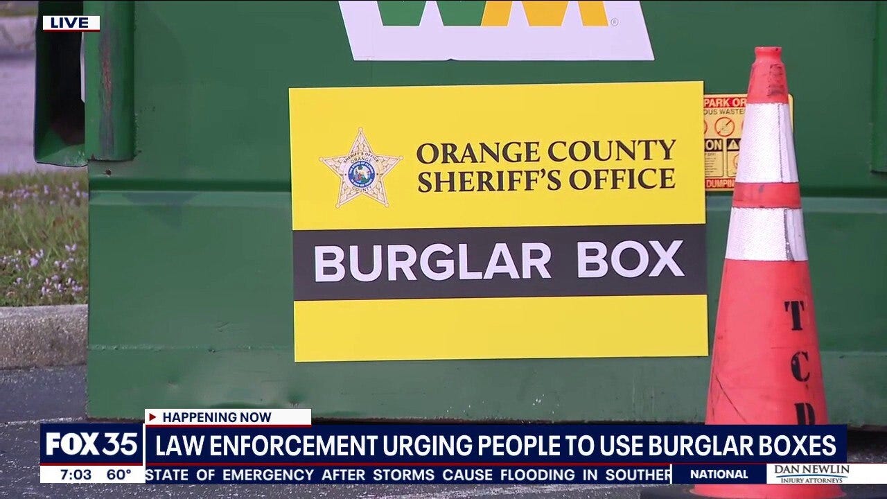 Law enforcement urging people to use burglar boxes