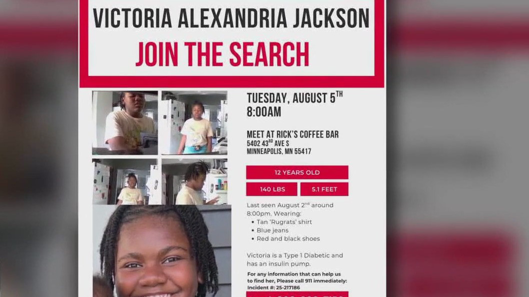 Search efforts ramp up for missing Minneapolis 12-year-old girl